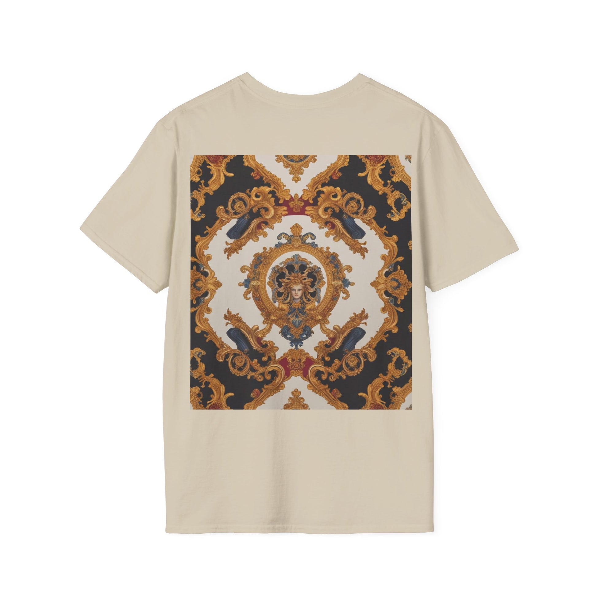 Elegant Vintage Print Unisex Softstyle T-Shirt - JW Store