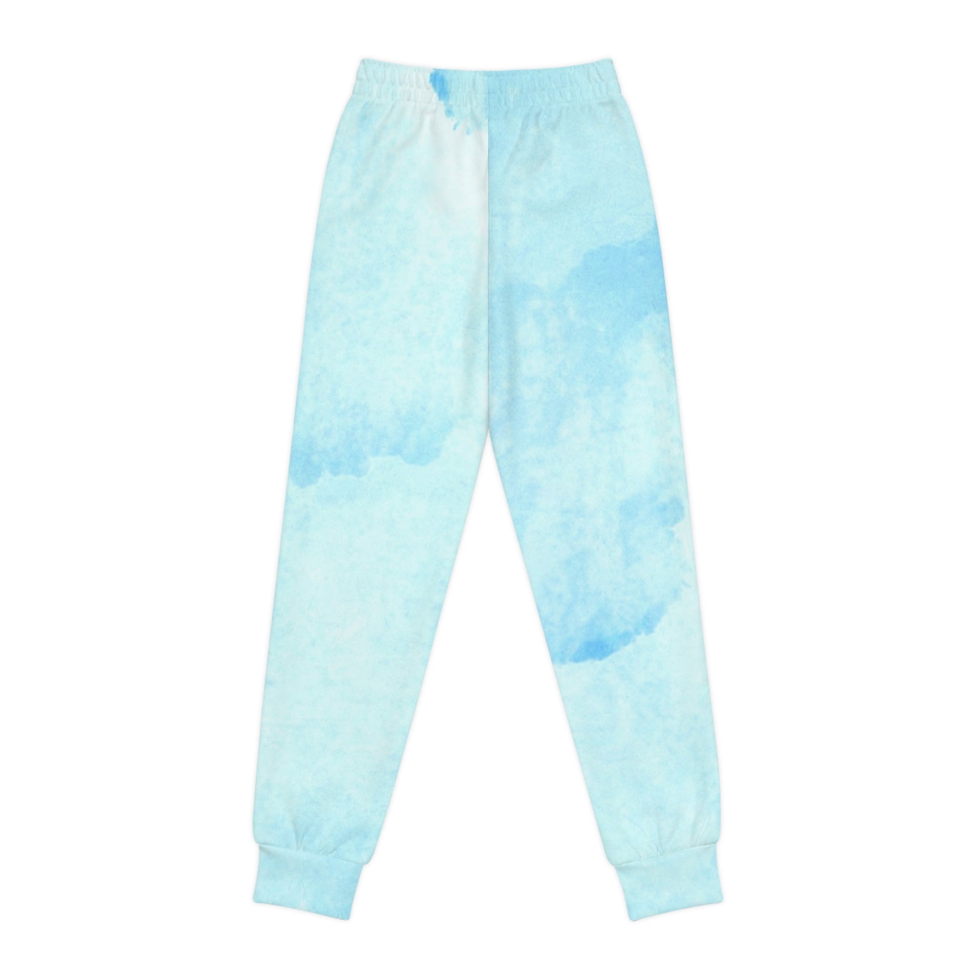 Tropic Pop Youth Joggers - Soft Blue Tie-Dye Sweatpants for Active Kids - JW Store