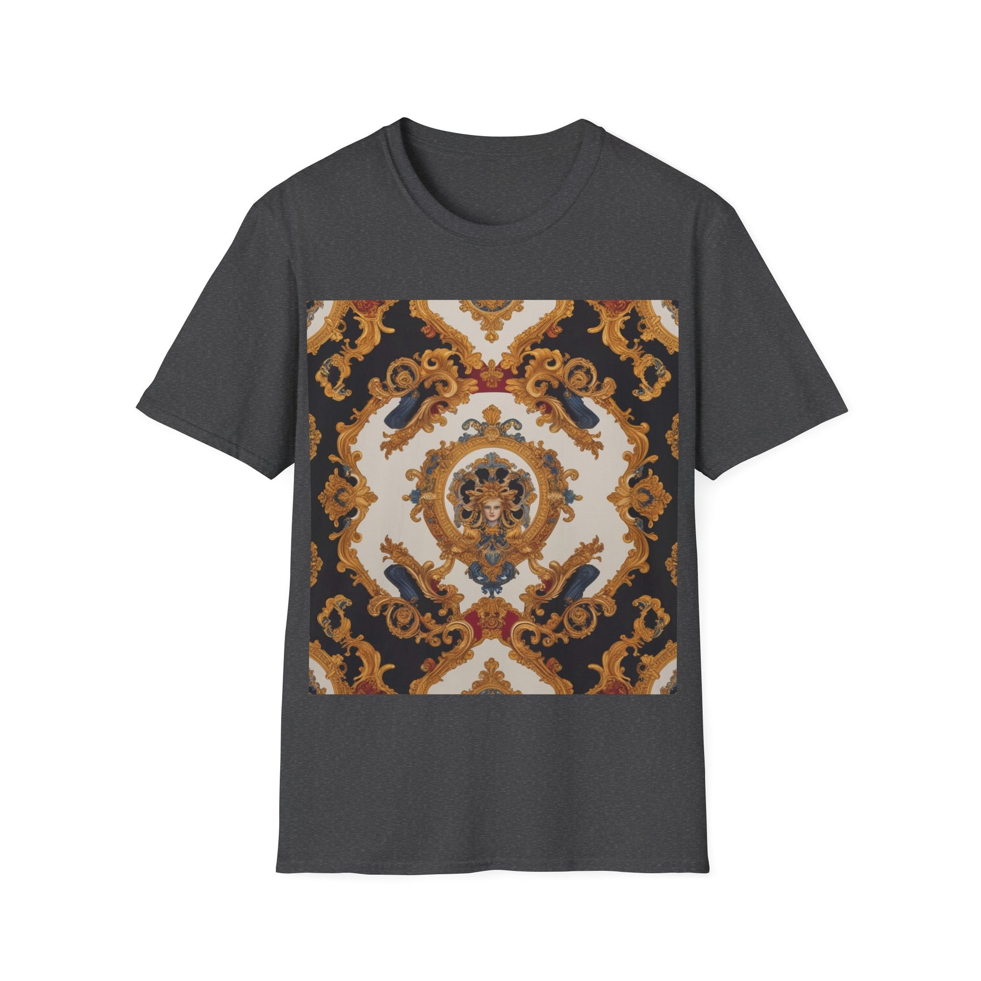 Elegant Vintage Print Unisex Softstyle T-Shirt - JW Store