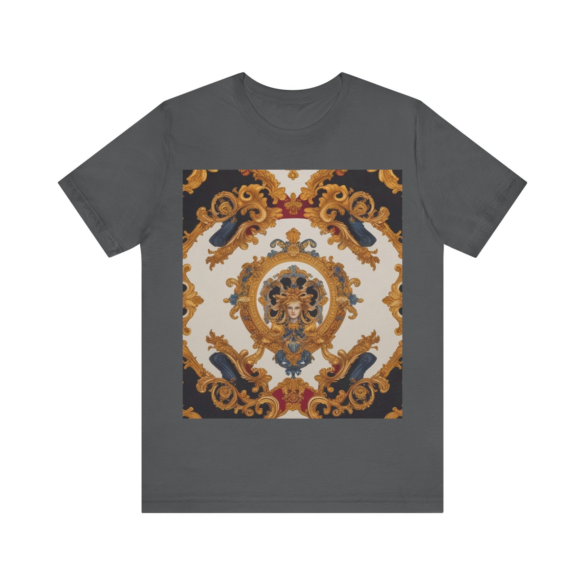 Elegant Baroque Style Graphic Tee - Unisex Short Sleeve T-Shirt - JW Store