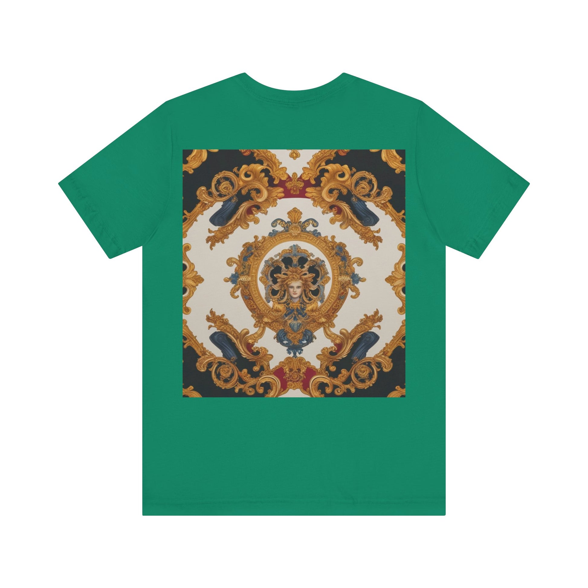 Elegant Baroque Style Graphic Tee - Unisex Short Sleeve T-Shirt - JW Store