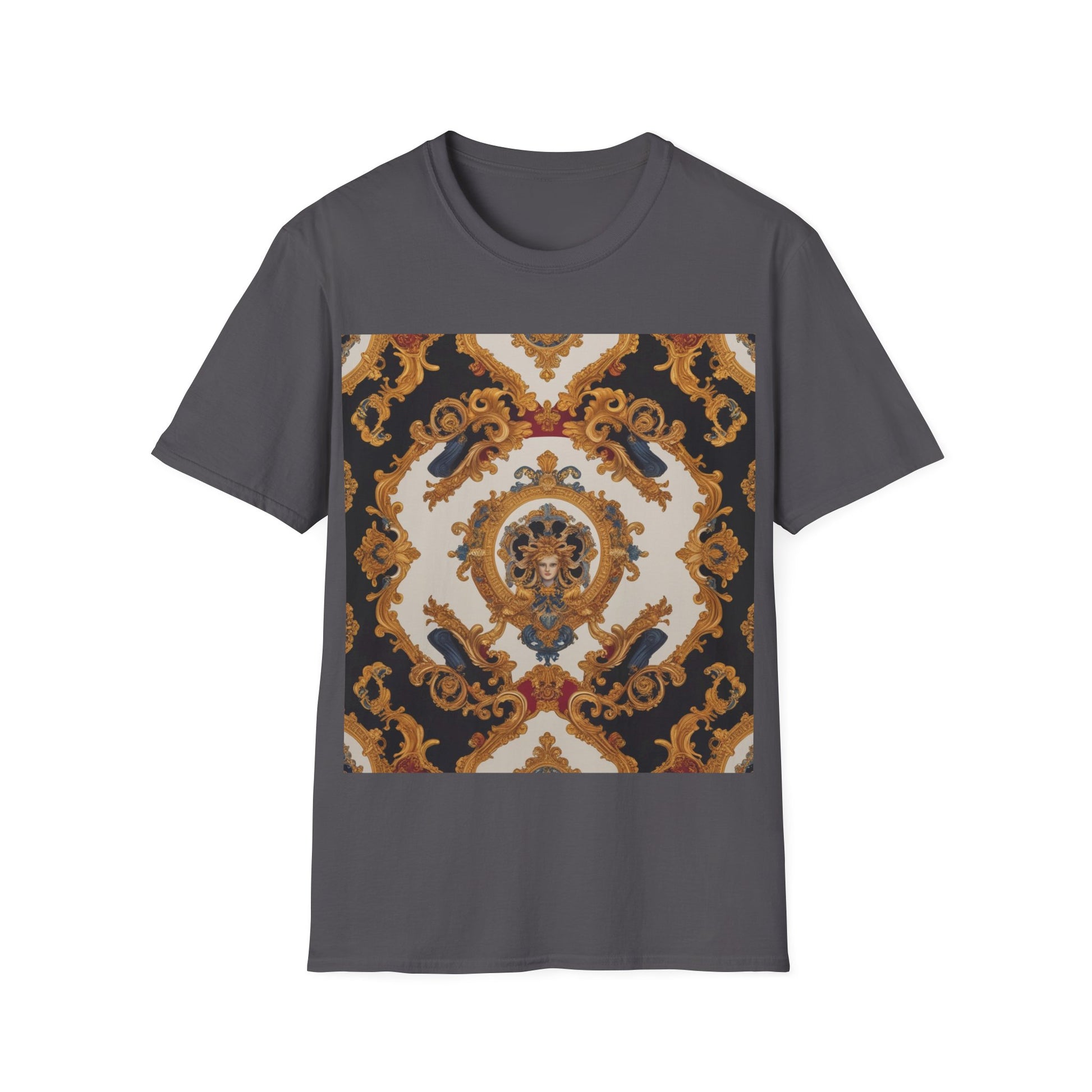 Elegant Vintage Print Unisex Softstyle T-Shirt - JW Store