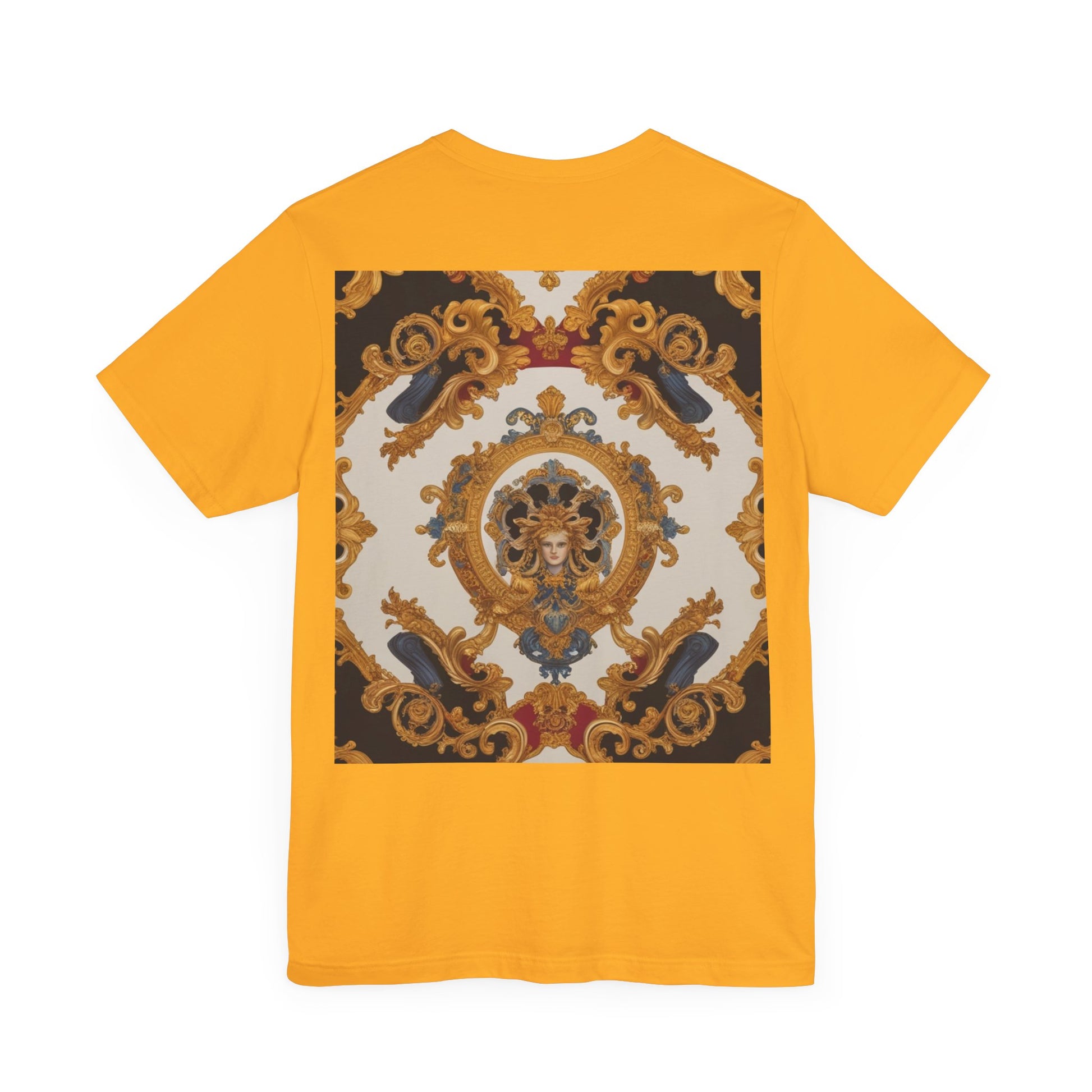 Elegant Baroque Style Graphic Tee - Unisex Short Sleeve T-Shirt - JW Store