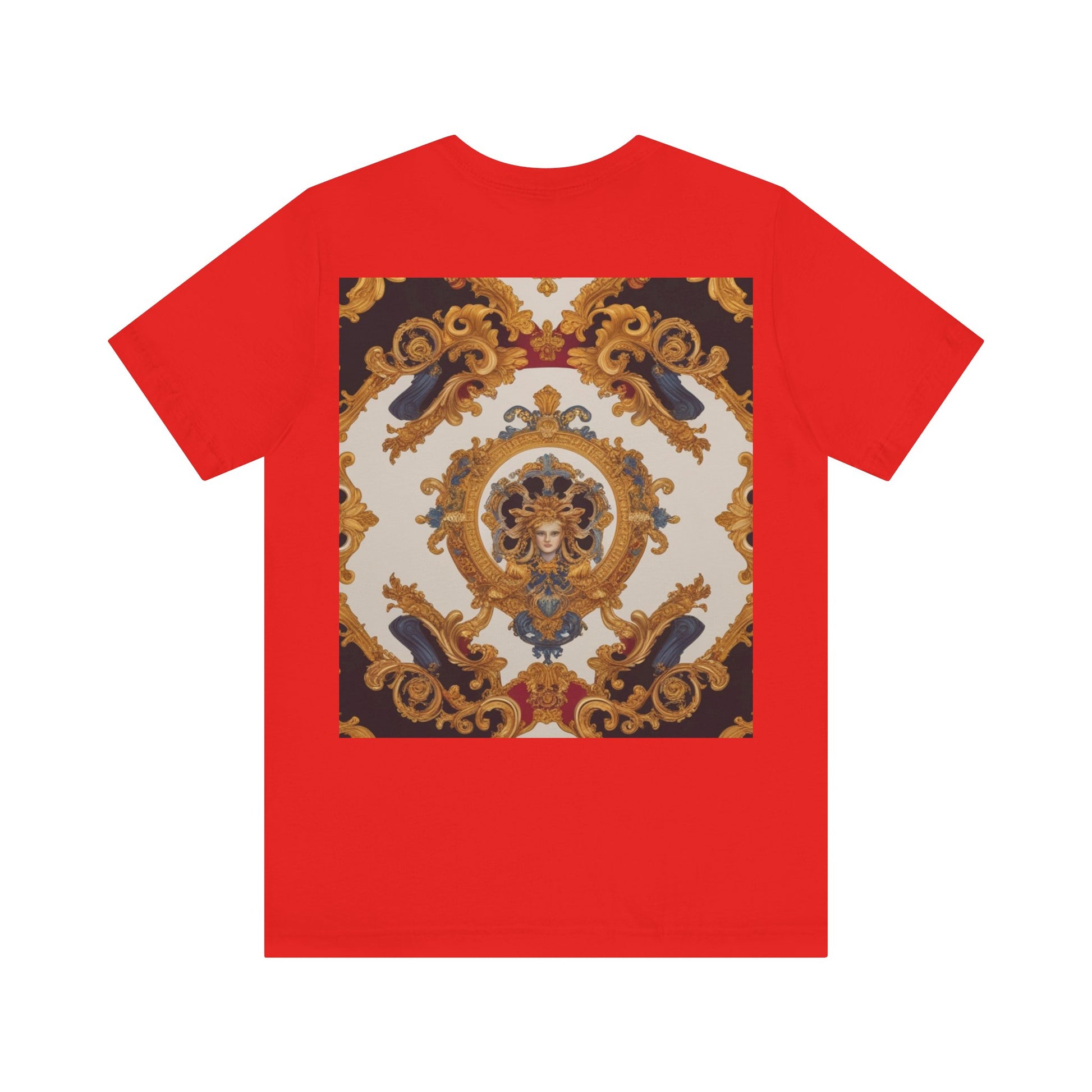 Elegant Baroque Style Graphic Tee - Unisex Short Sleeve T-Shirt - JW Store