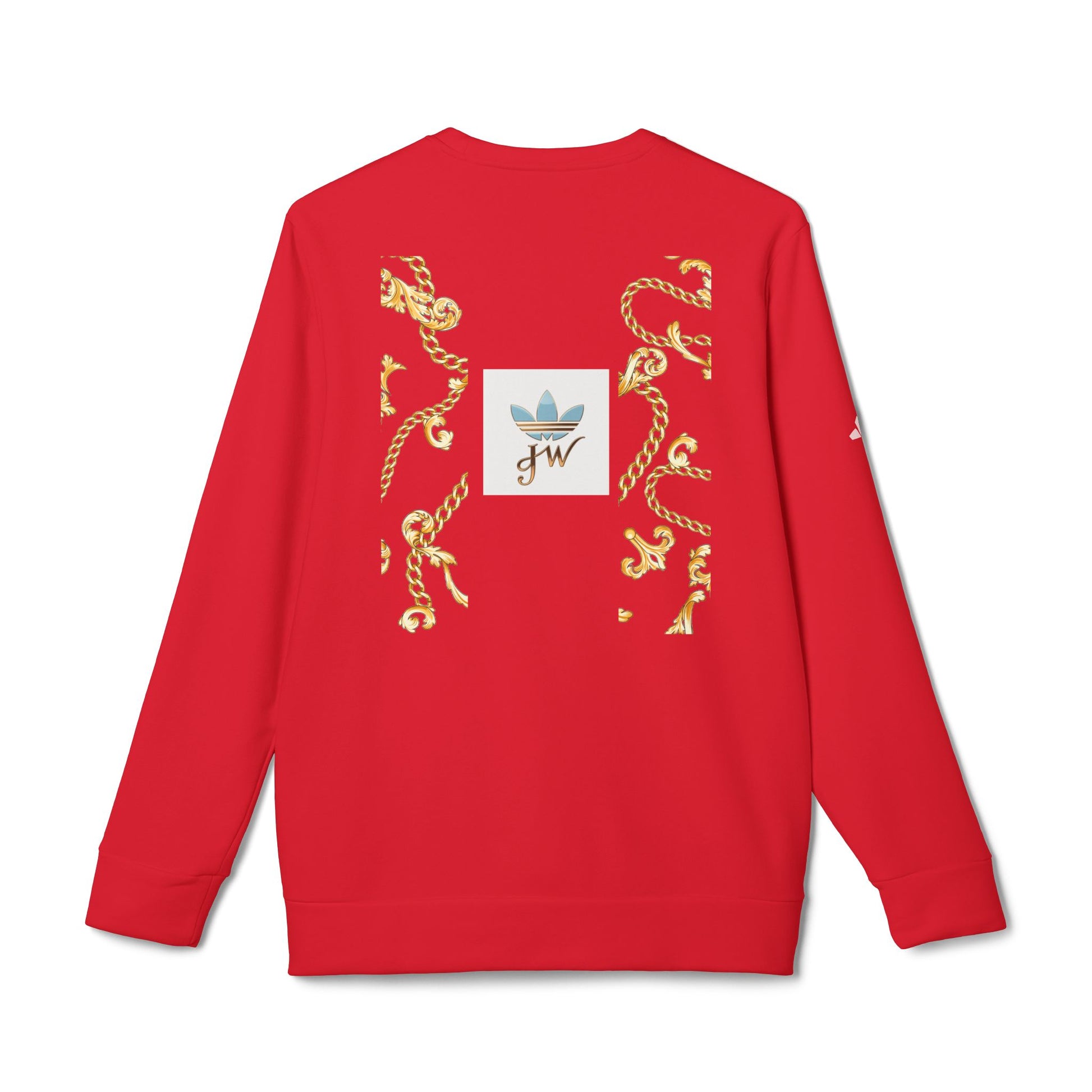 Stylish Unisex Fleece Sweatshirt with Gold Design - JW Store