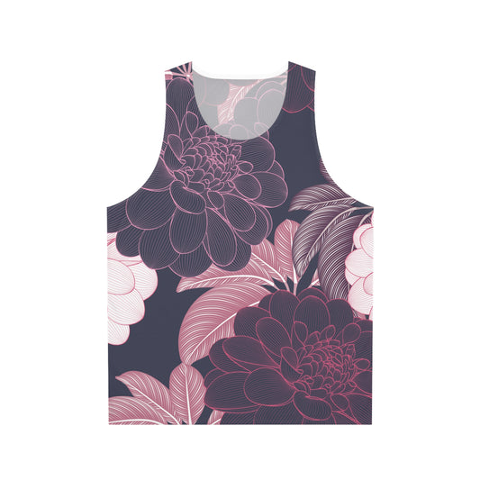 Floral Unisex Tank Top - Stylish Summer Wear
