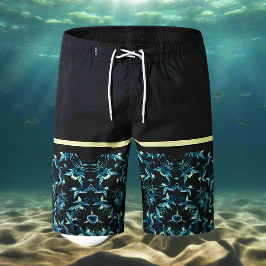 Summer New Casual Shorts Men Printed Beach Shorts