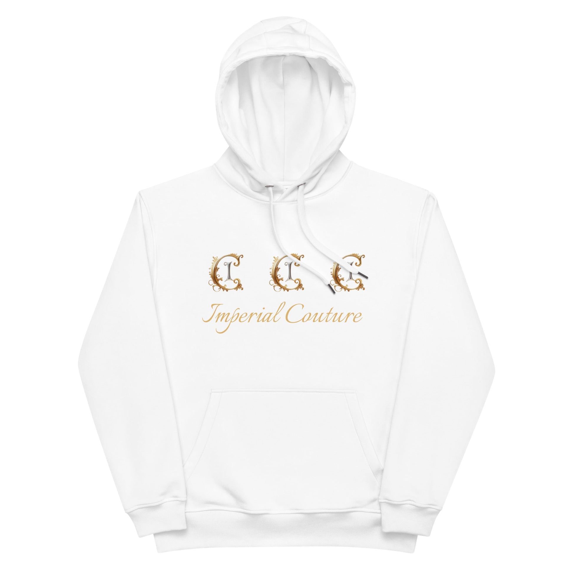 Premium eco-friendly hoodie by Imperial Couture by JW, featuring organic and recycled materials, comfortable fit, and stylish design.