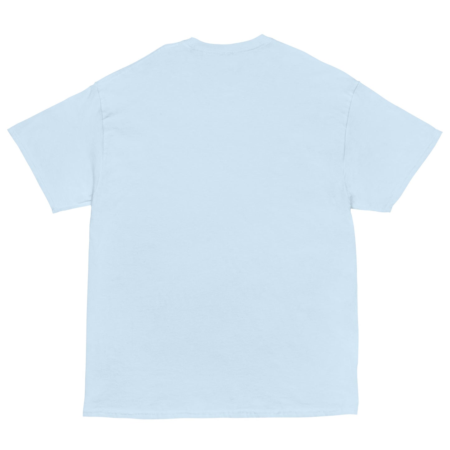 Unisex classic tee in light blue, 100% cotton, featuring a structured look, part of the 1950's by JW collection.