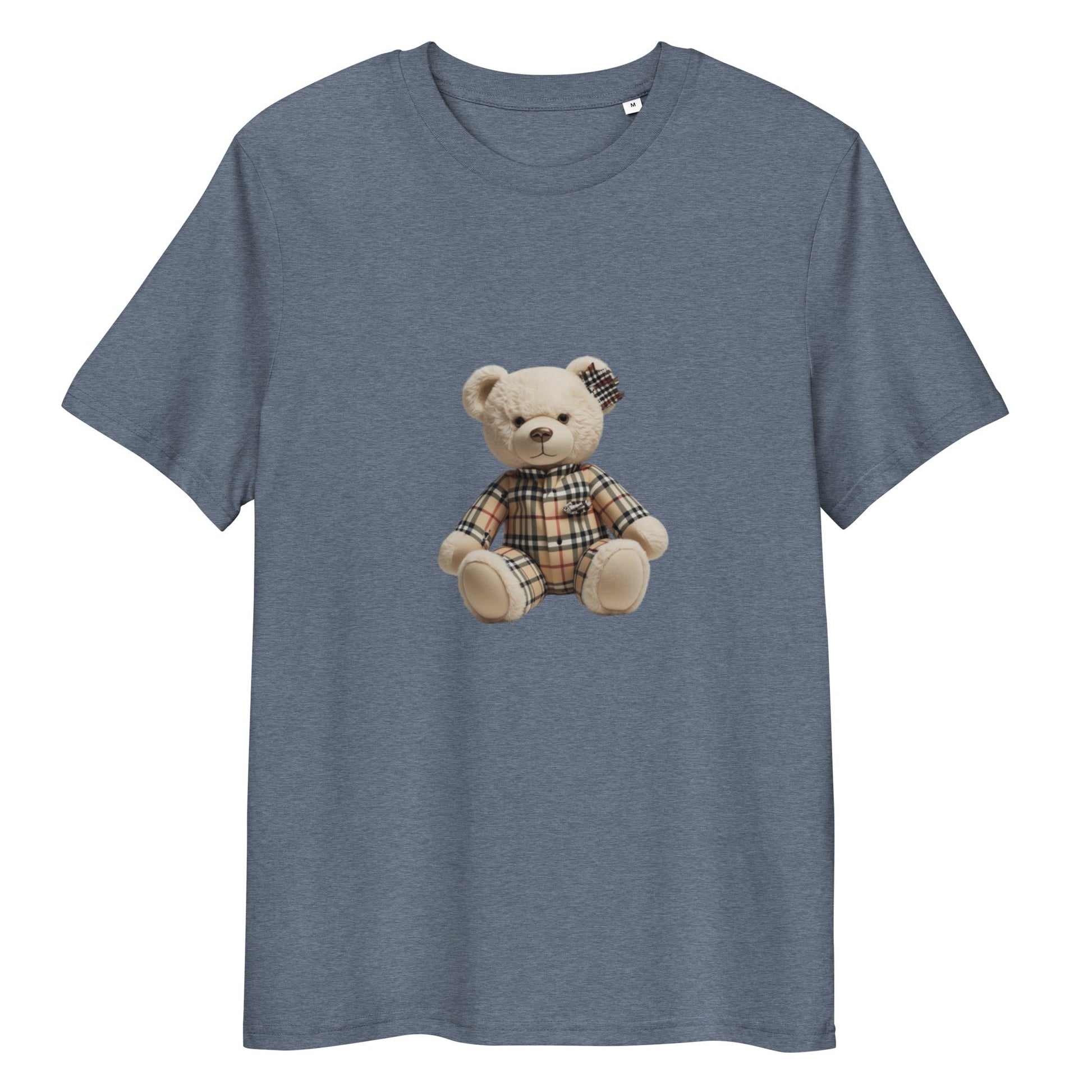 Unisex organic cotton t-shirt featuring a cute bear design, eco-friendly and comfy.