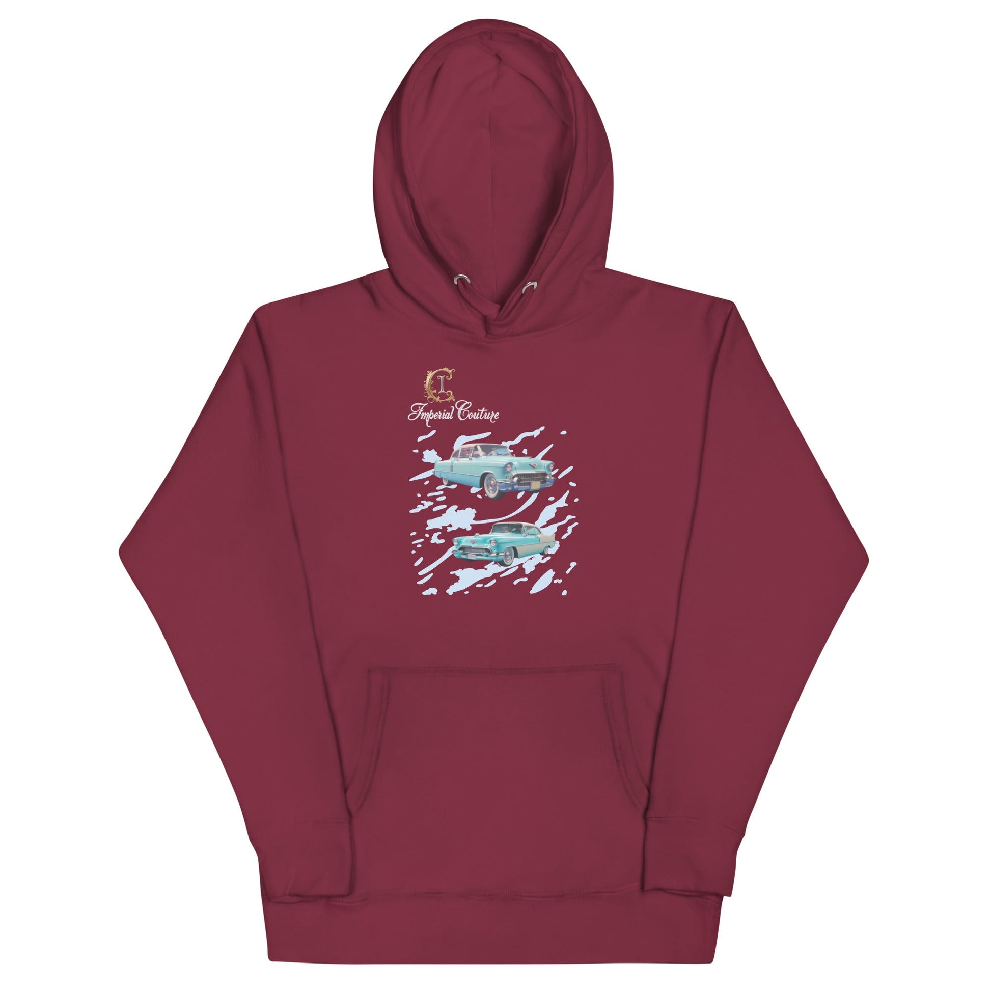 Unisex hoodie with classic streetwear design, featuring a pouch pocket and warm hood, made of ring-spun cotton and polyester blend.