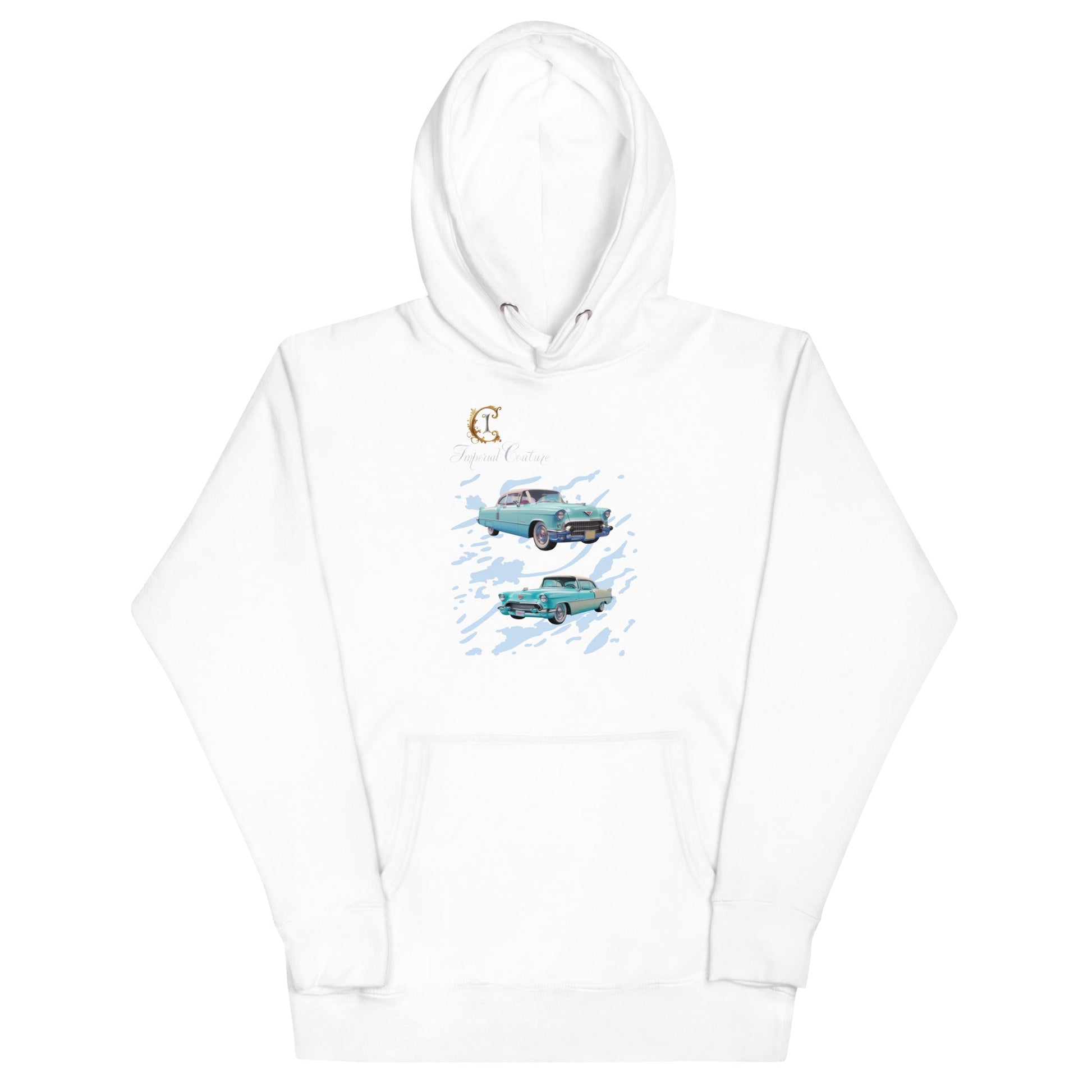 Unisex hoodie with soft cotton blend, unique design, pouch pocket, and 3-panel hood.