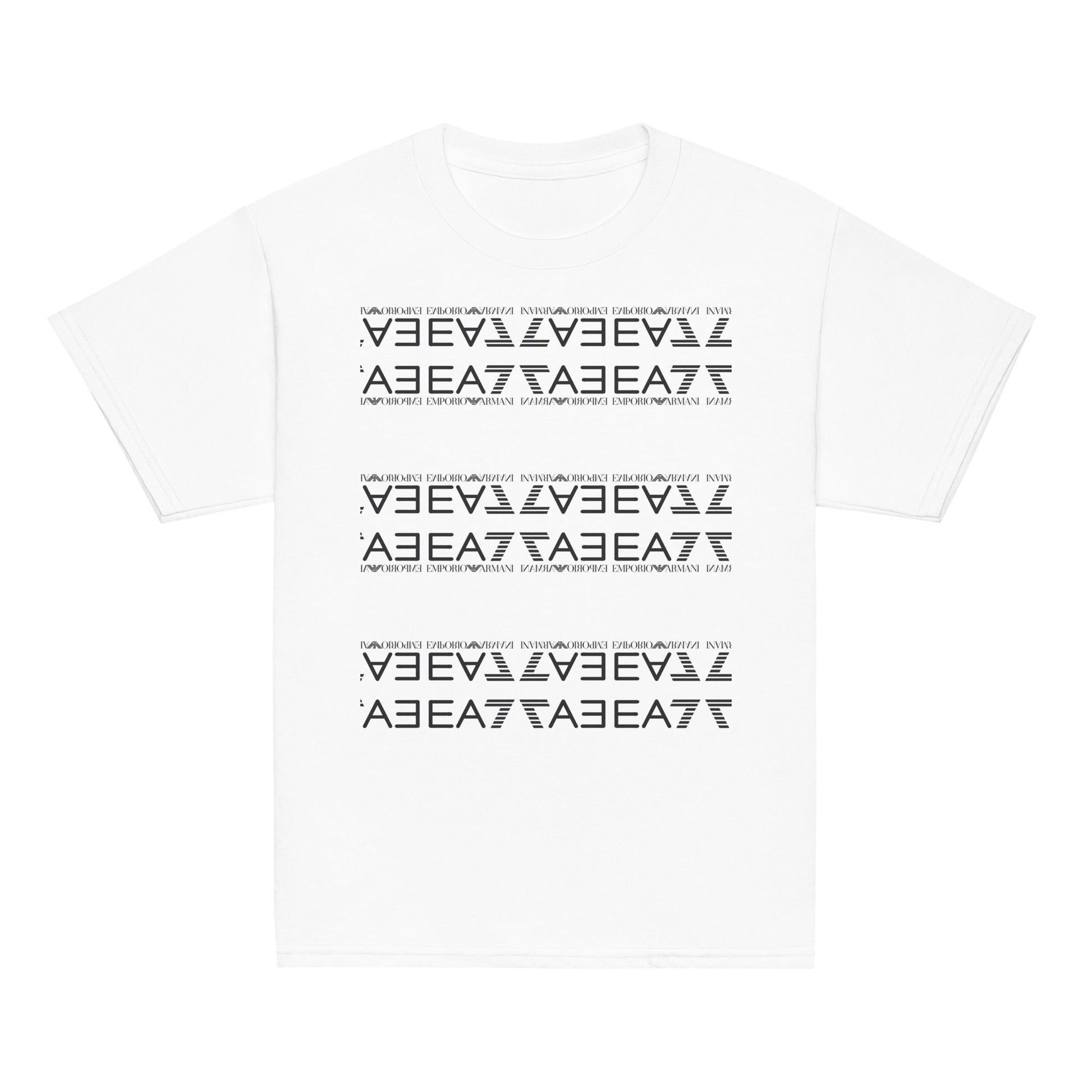 Youth classic tee with printed design, 100% cotton, classic fit, pre-shrunk fabric.